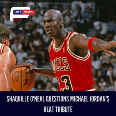 Shaquille O’Neal expressed his attitude when Miami Heat retired jerseys with Michael Jordan’s number