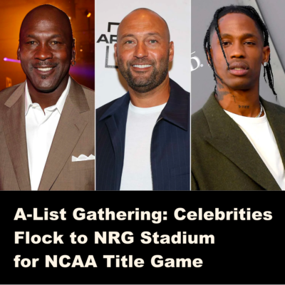 Michael Jordan, Derek Jeter, Travis Scott Cheer on Michigan in Luxury Box at College Football Championship