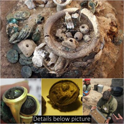 Hundreds of coins and various gold, silver, and bronze jewelry 2,000 years ago were found beneath an ancient fortress in the settlement of Artezia