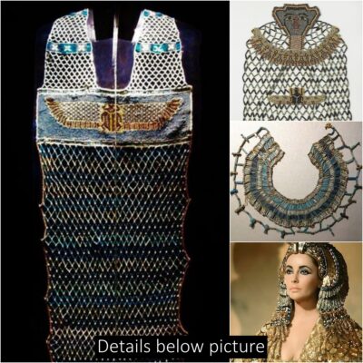 Amazing 4,500-year-old Egyptian beaded mesh dress found in restored Giza tombs