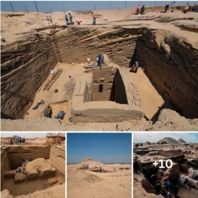 Archaeologists unearths Unique Tomb of 6th Century BC Egyptian Commander at the archaeological area of ​​Abu Sir